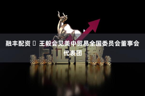融丰配资 ​王毅会见美中贸易全国委员会董事会代表团