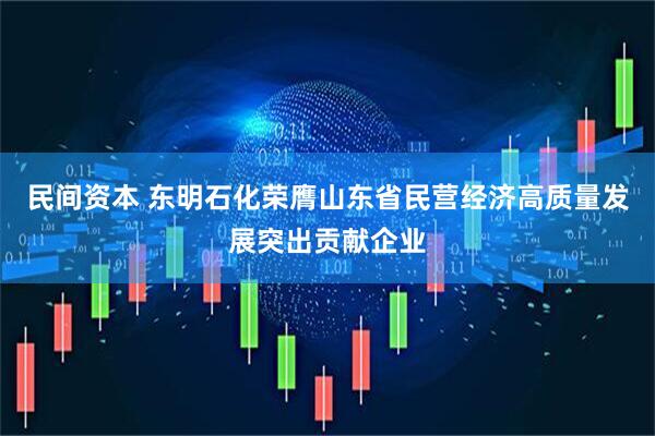 民间资本 东明石化荣膺山东省民营经济高质量发展突出贡献企业