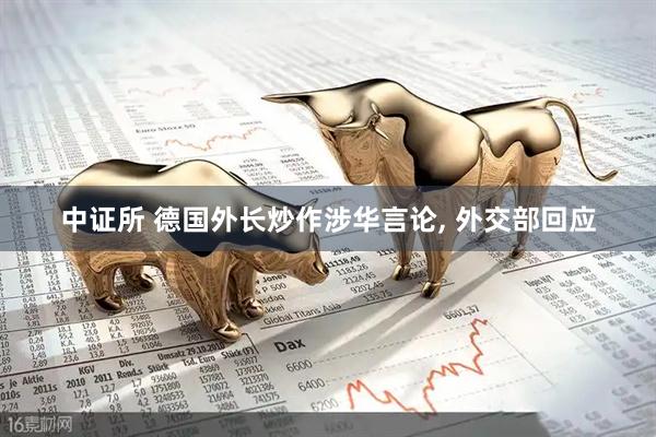 中证所 德国外长炒作涉华言论, 外交部回应